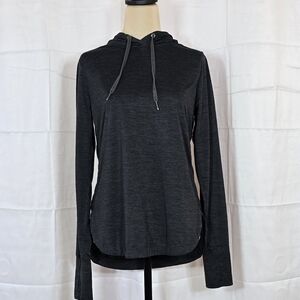 GAIAM Charcoal Gray Hoodie Tee